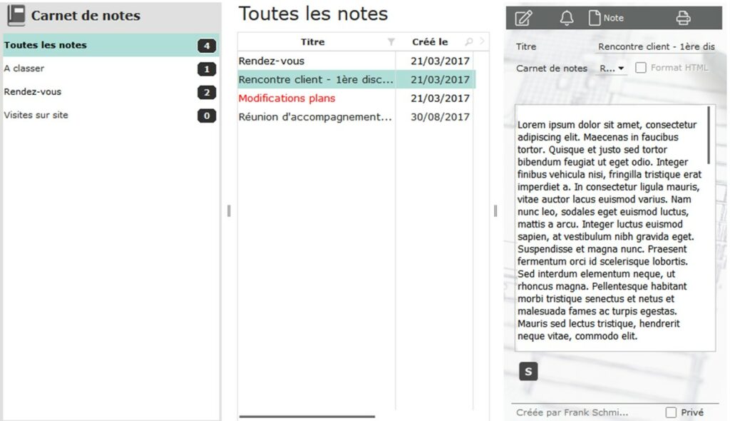 Carnet de note ErgoOffice